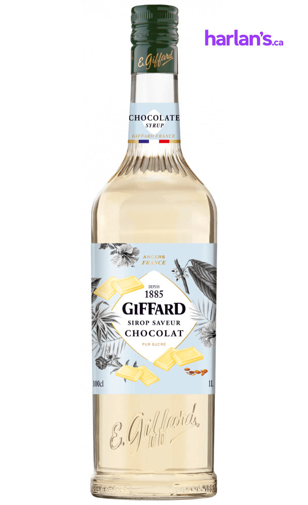 White Chocolate Syrup (1L | Mix & Match Flavours - groups of 6) - Harlan Fairbanks Canada