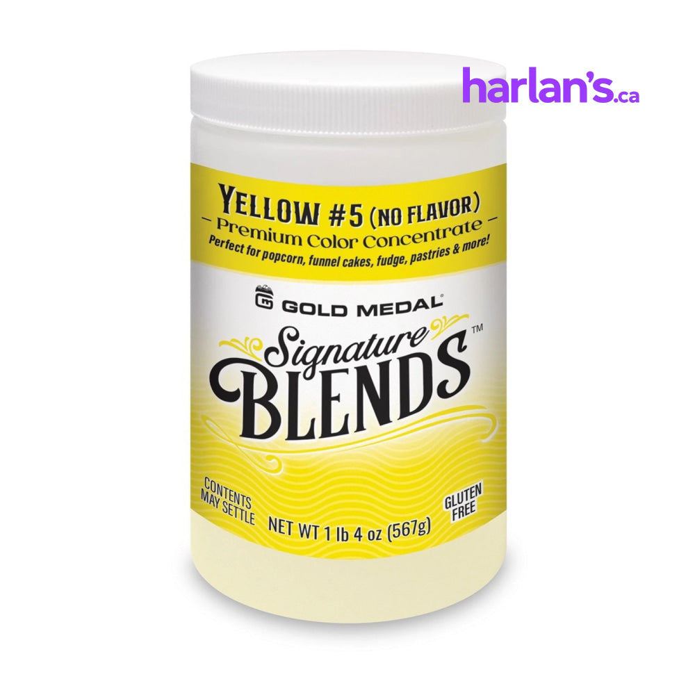Yellow (Yellow #5) - Color Only Candy Glaze - No Flavor - Signature Blends™ - Harlan Fairbanks Canada