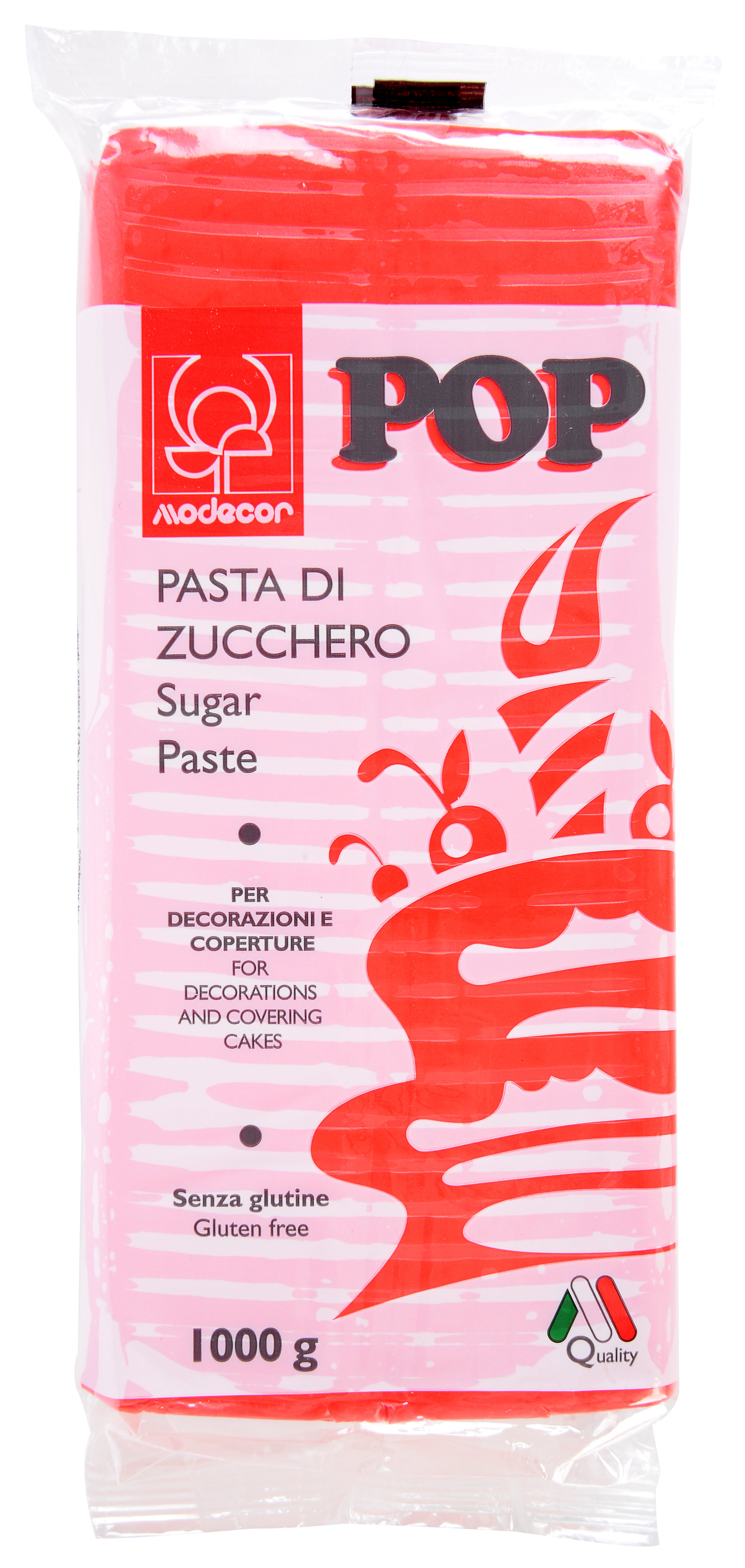 Pop Sugar Fondant Paste Fire - Red 4525470