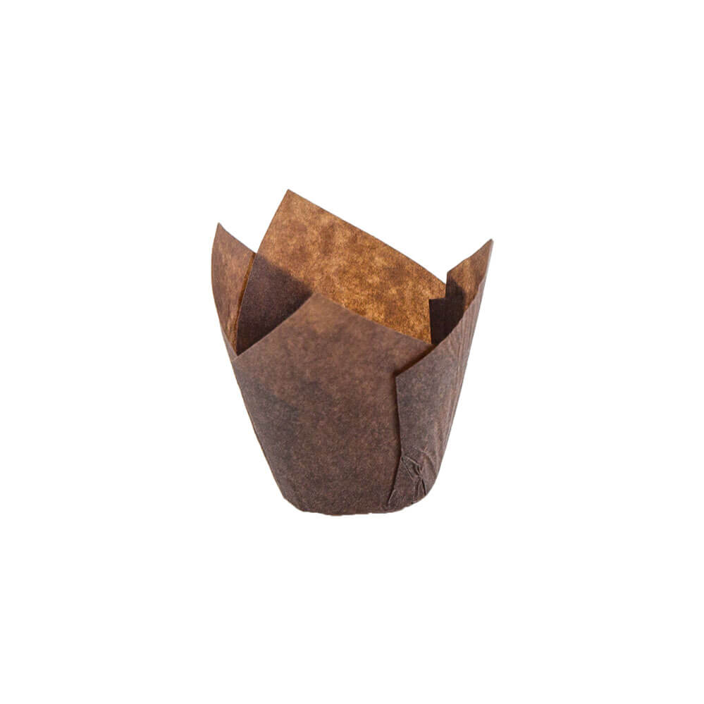 Tulip Baking Cups - Brown (6x7cm) 4588542S
