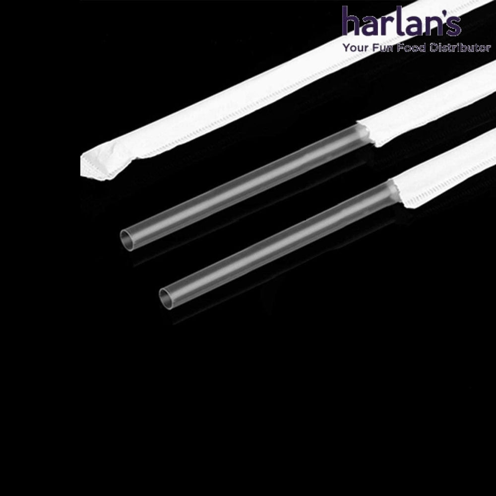 9.5 Wrapped Plastic Straws - 4800/case Item#80Ca95Case