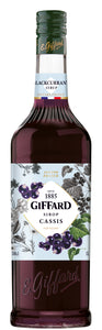 Cassis - Black Current Syrup - Item #226990 ***Mix & Match Flavours - Sold in groups of 6***