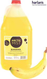 Arctic Mist Syrup Concentrate - Banana - 4 x 4L Jugs-