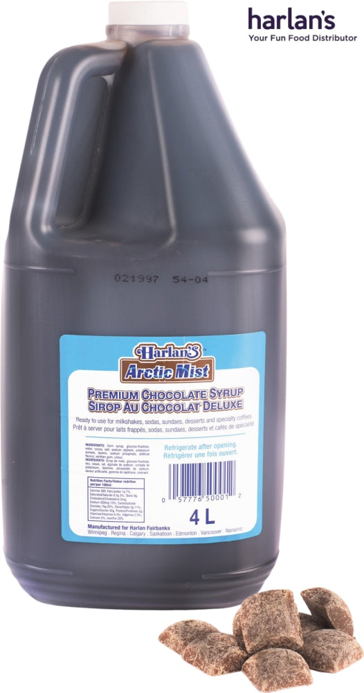 Arctic Mist Syrup Concentrate - Chocolate - 2 x 4L Jugs-