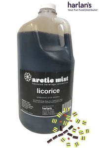 Arctic Mist Syrup Concentrate - Licorice 4 X 4L Jugs