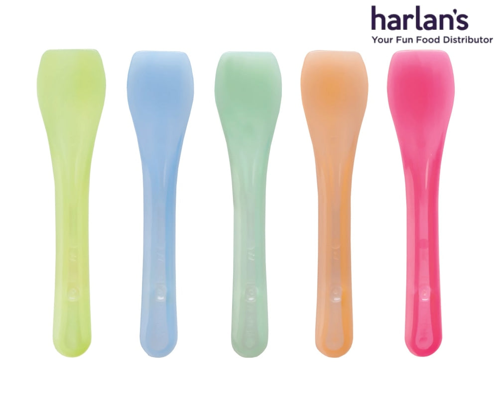 Biodegradable Taster Spoons - Multicolor (9.5 Cm)- 10Kg Item#450232Bg