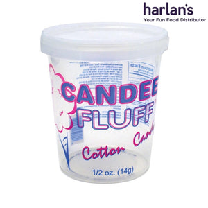 Candee Fluff® Containers With Tamper Proof Lids - Item#5571