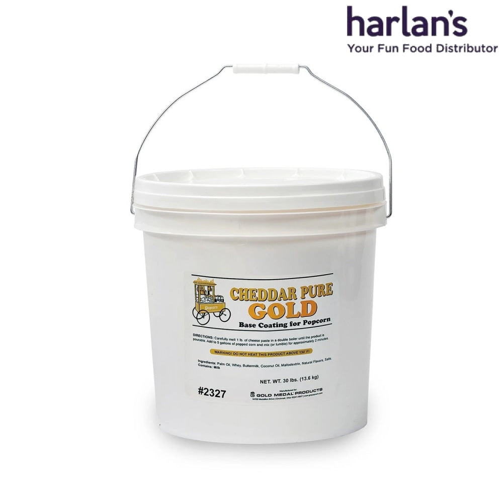 Cheddar Pure Gold® Cheese Corn Paste - 30lb Tub-