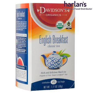 Davidsons English Breakfast Tea - 6 X 25 Case
