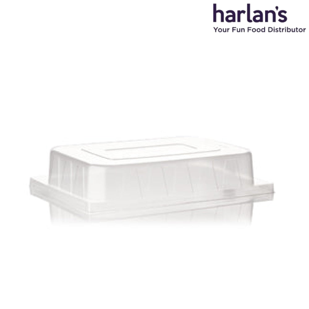 Dome Lids Wide Wholesale Container - Poloplast (25X36Cm) H6 Cm- 100/case Item#455585