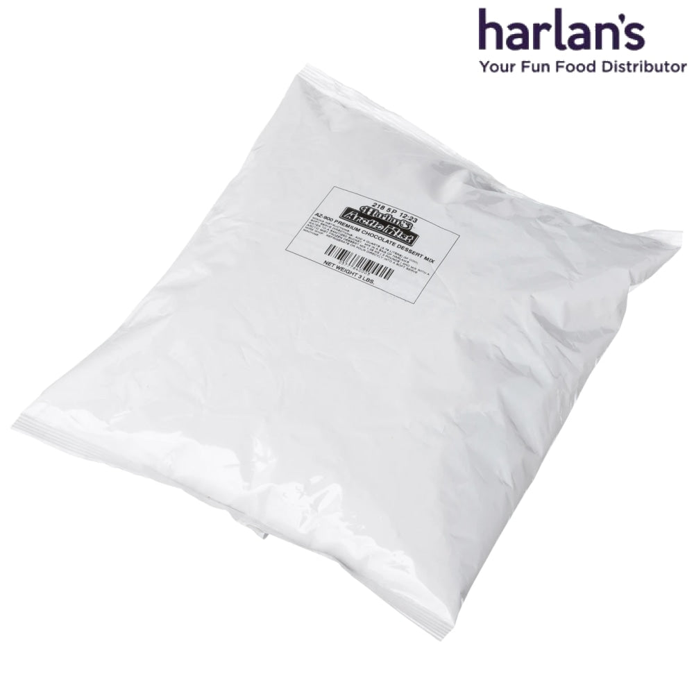 HARLAN'S ARCTIC MIST PREMIUM CHOCOLATE - Ice Cream Soft Serve Mix - 12 x 3LB-