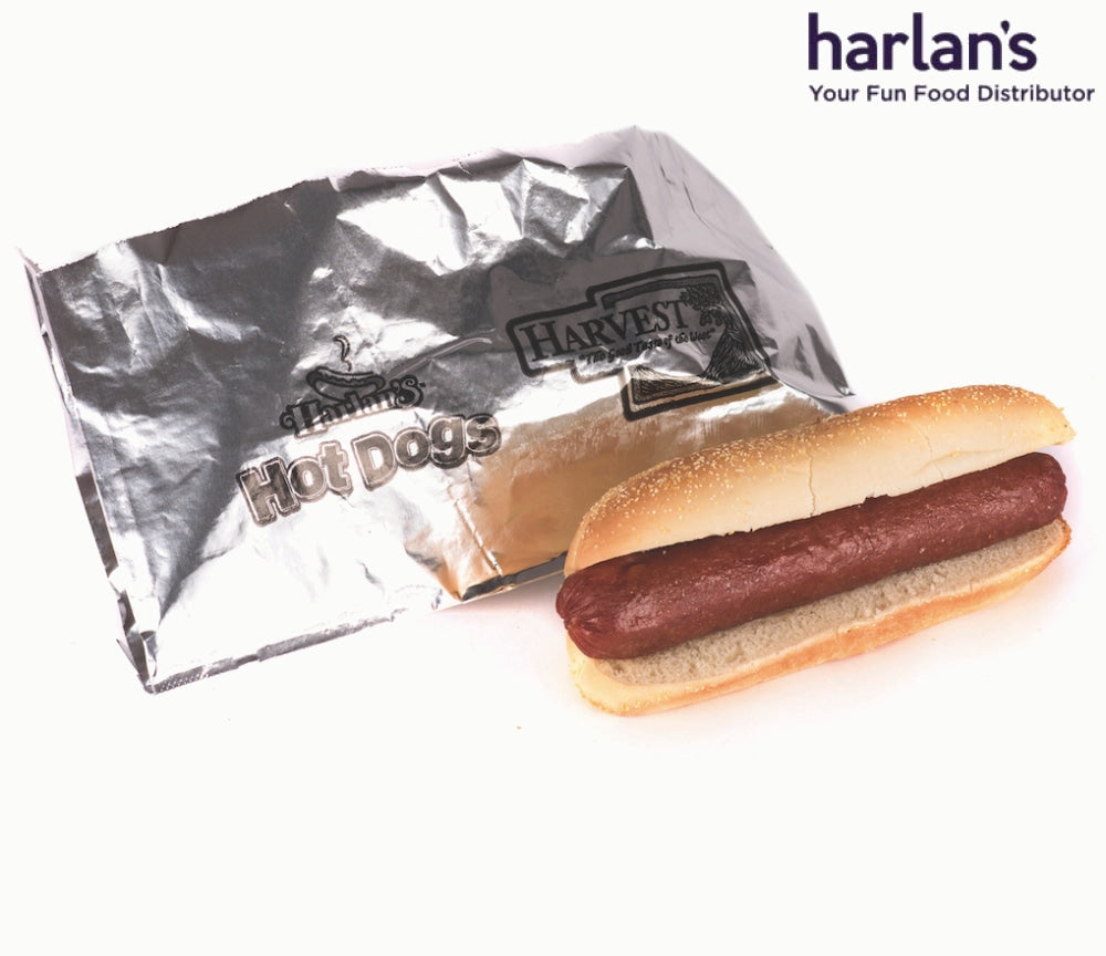 Harlans Foil Hot Dog Bag - 1000/case