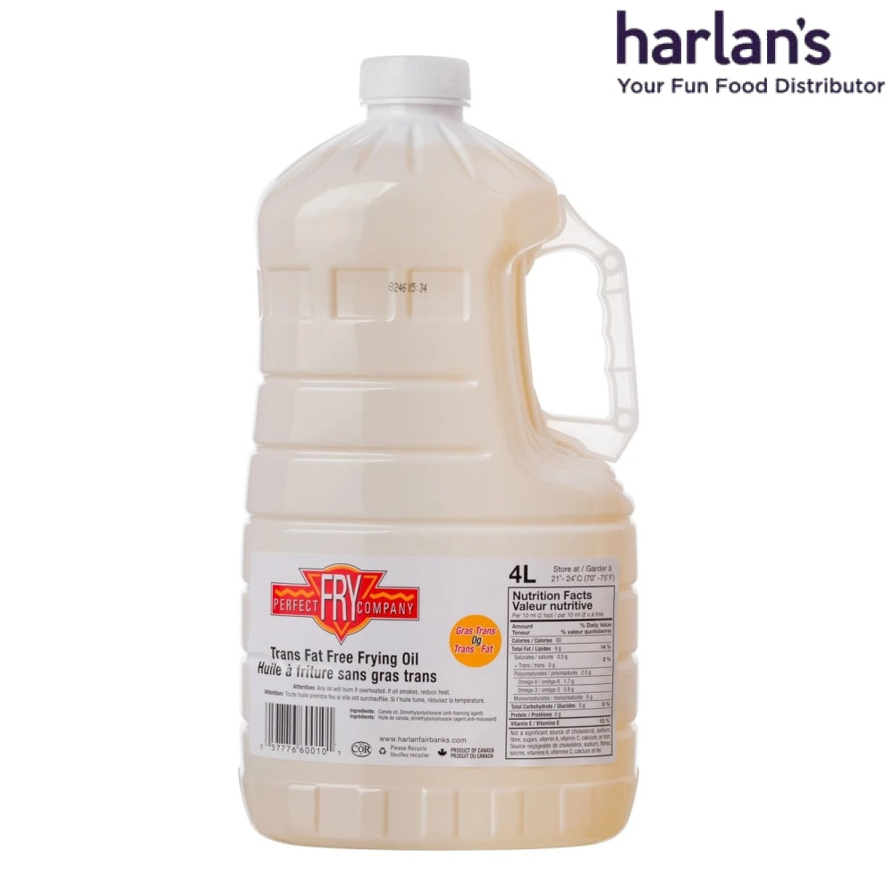 HARLANS PERFECT FRY OIL 4 x 4L-