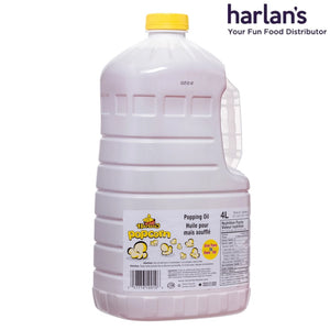 Harlan's Popcorn Popping Oil - One Jug 4L-