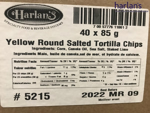 Harlans Portion Pack Nacho Chips - 40 X 3Oz(85G)