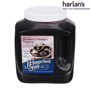 J HUNGERFORD SMITH BLUEBERRY TOPPING - WIDE-MOUTH JUGS - 3 x 100oz-