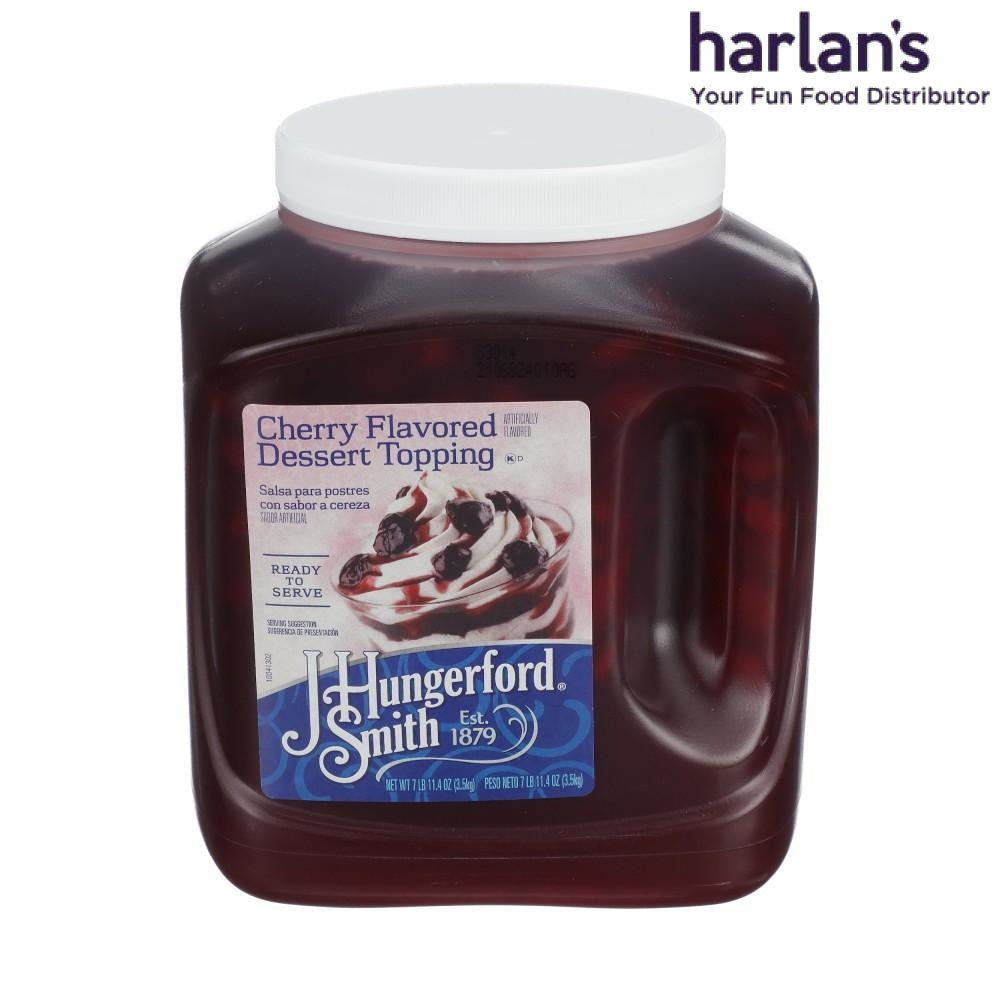 J HUNGERFORD SMITH CHERRY TOPPING - WIDE-MOUTH JUGS - 3 x 100oz-