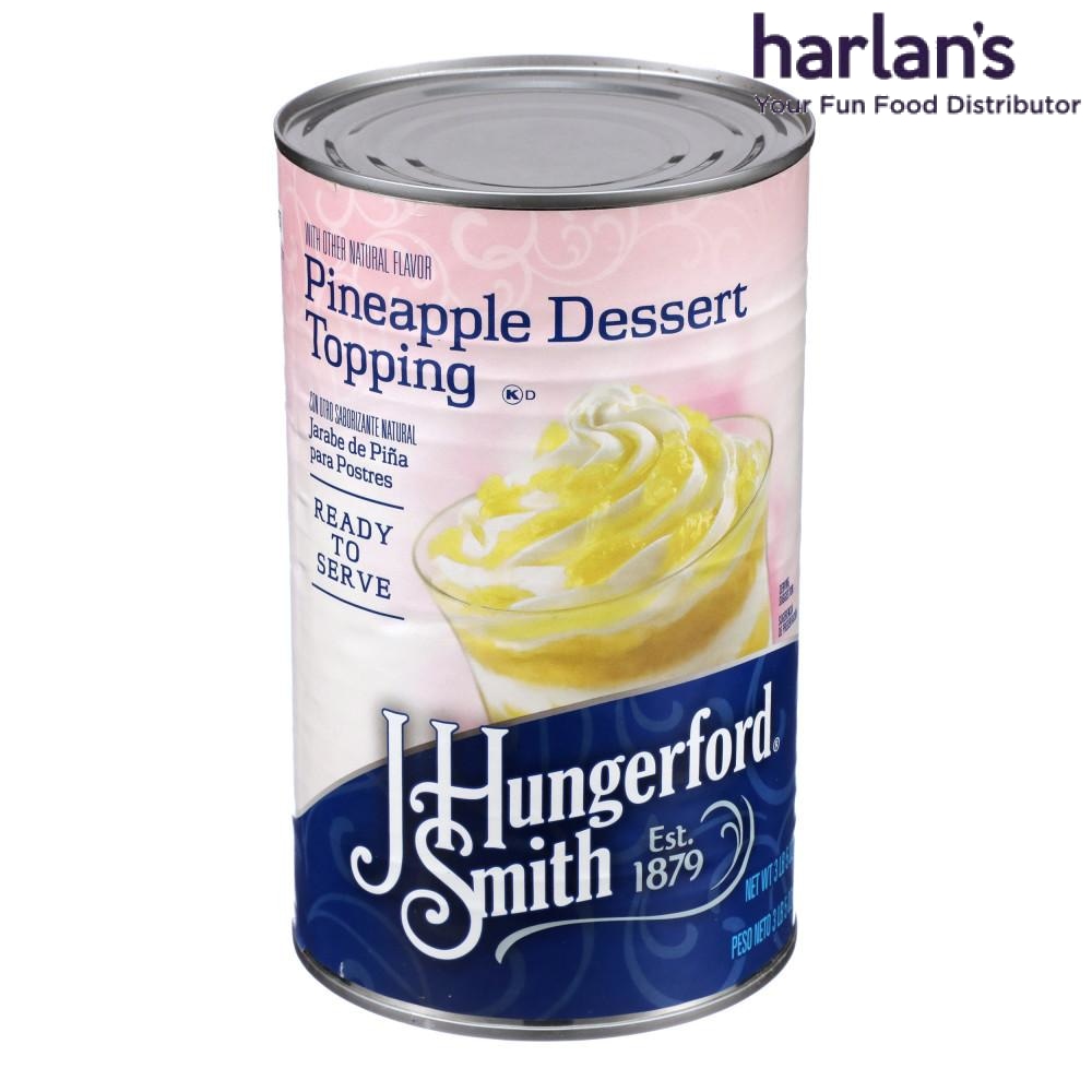 J HUNGERFORD SMITH PINEAPPLE TOPPING - 6 x 46oz Jugs-