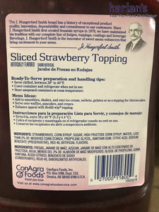 J HUNGERFORD SMITH STRAWBERRY TOPPING, WIDE-MOUTH JUGS - 3 x 100oz -It ...