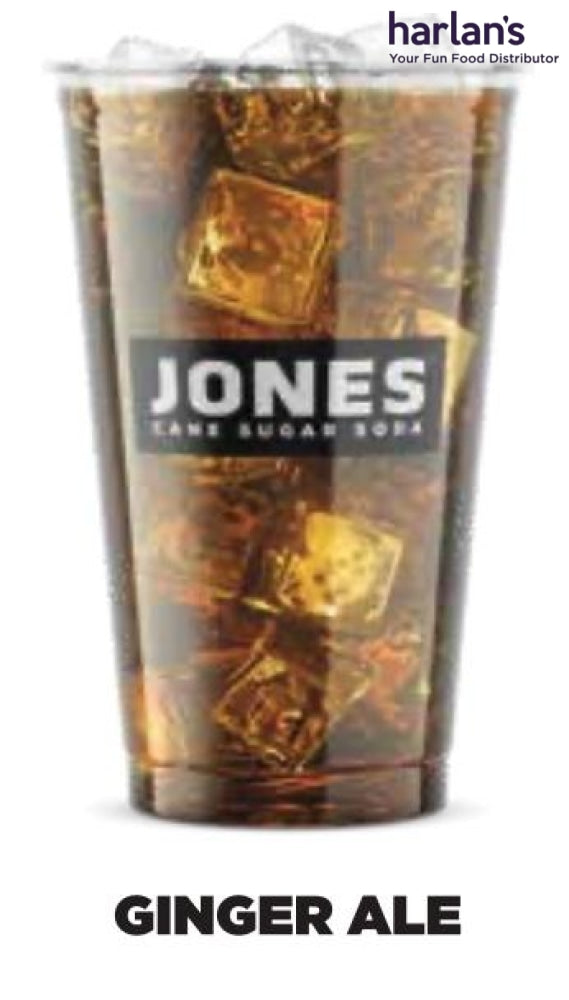 Jones Cane Sugar Fountain Soda - Ginger Ale - 3 gal BIB-