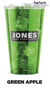 Jones Cane Sugar Fountain Soda - Green Apple - 3 gal BIB-