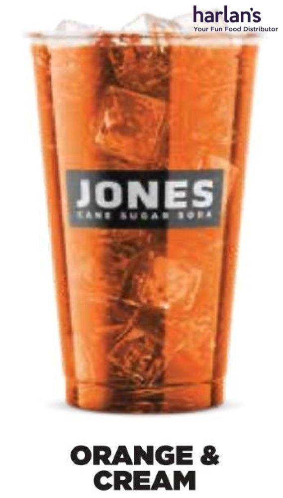 Jones Cane Sugar Fountain Soda - Orange & Cream - 3 gal BIB-