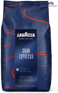 Lavazza Gran Espresso Whole Bean Coffee Blend, Espresso Roast, 2.2-Pound (1 KG) Bag-