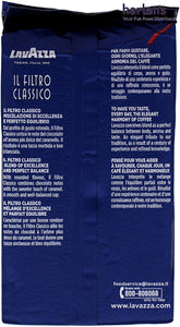 Lavazza - Il Filtro Classico Balanced Ground Coffee - 8 oz/226.8 g x 20 bags-