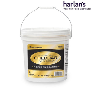 Premium Cheddar Pure Gold® Cheese Corn Paste - 30LB Tub-