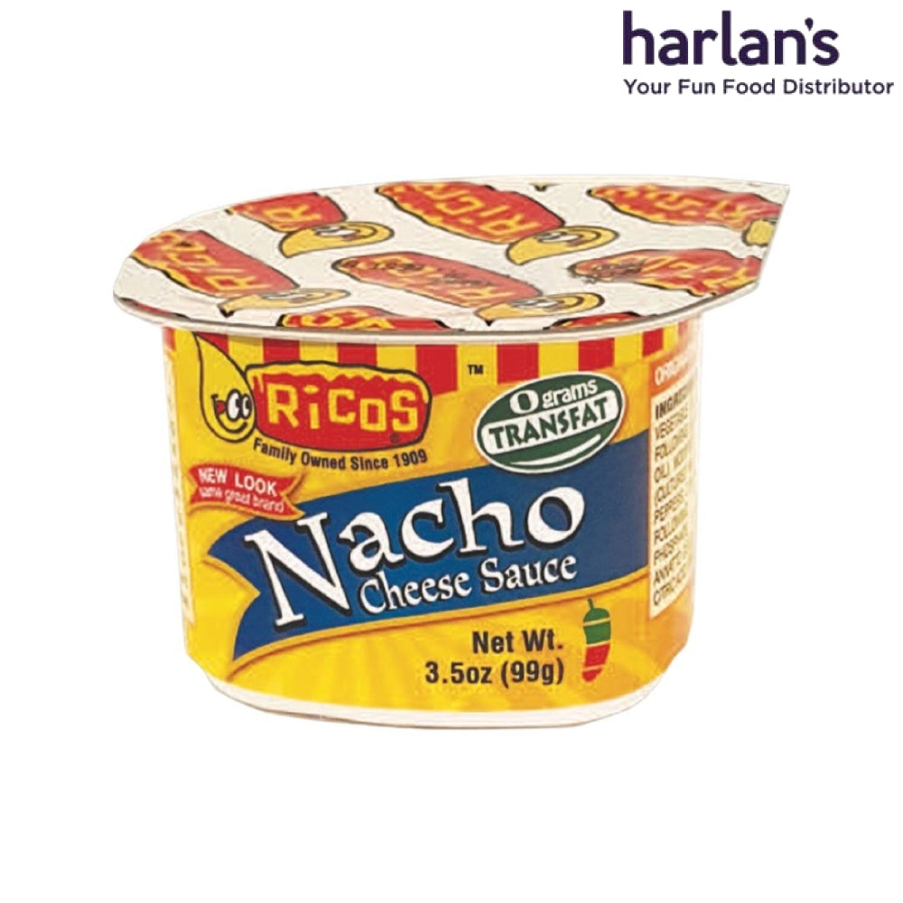 Rico's Portion Cup Nacho Cheese - Gluten Free - (40 x 3.5oz /case)-