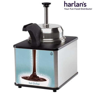 Server Fudge/caramel Topping Warmer With Pump